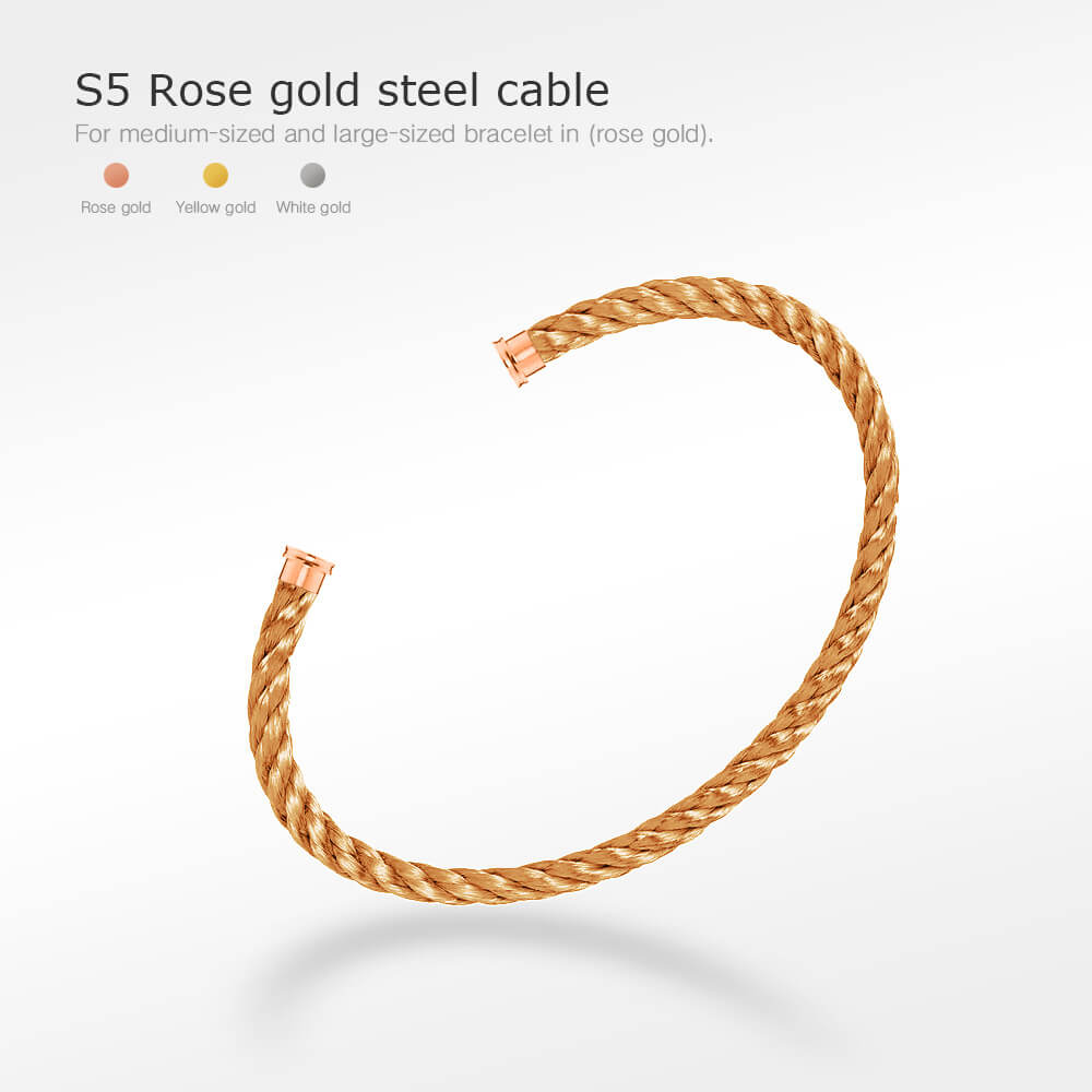 [LUXE JEWELRY]FORCE SERIES BRACELET CABLES 50 CHOICES (DIY SELECTION)