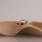 Mixed Art Deco Birthstone Ring