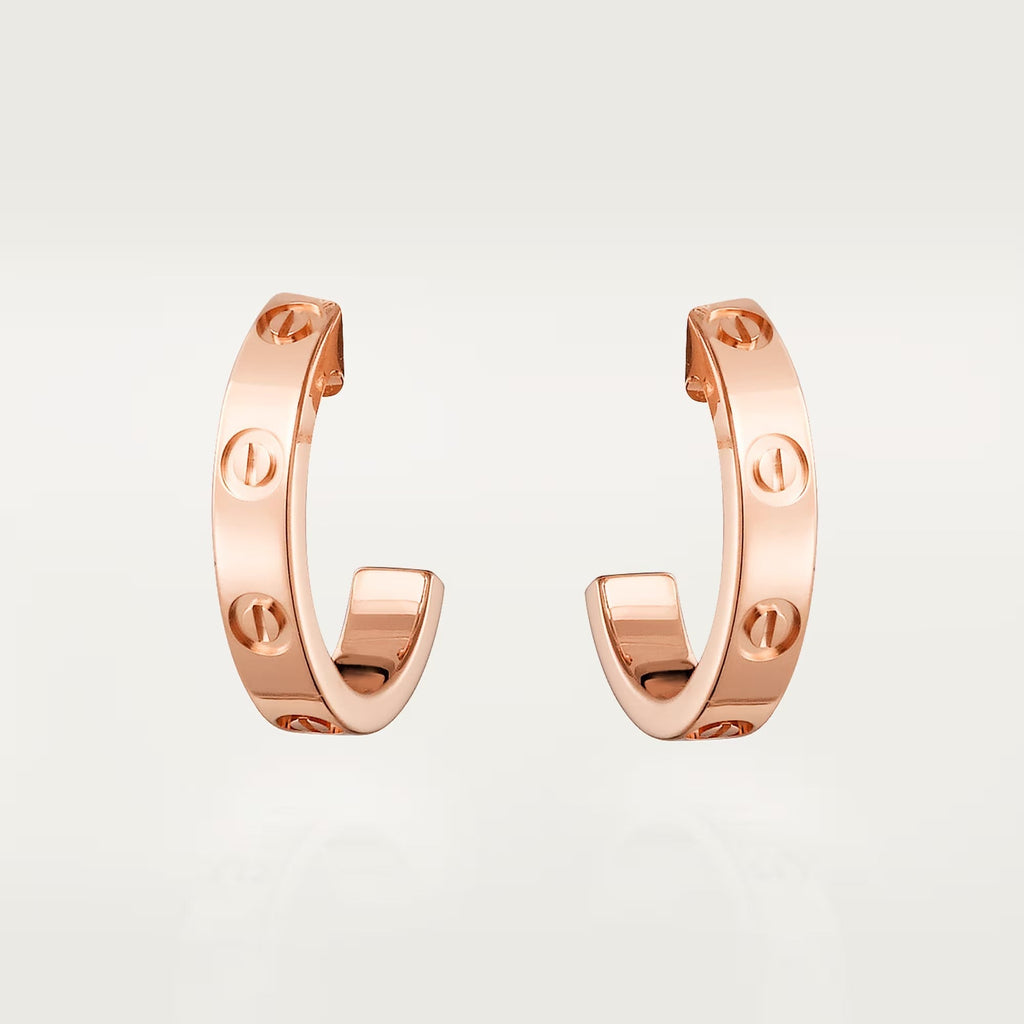 [LUXE JEWELRY] LOVE EARRINGS 2.65 MM NO DIAMOND SMALL