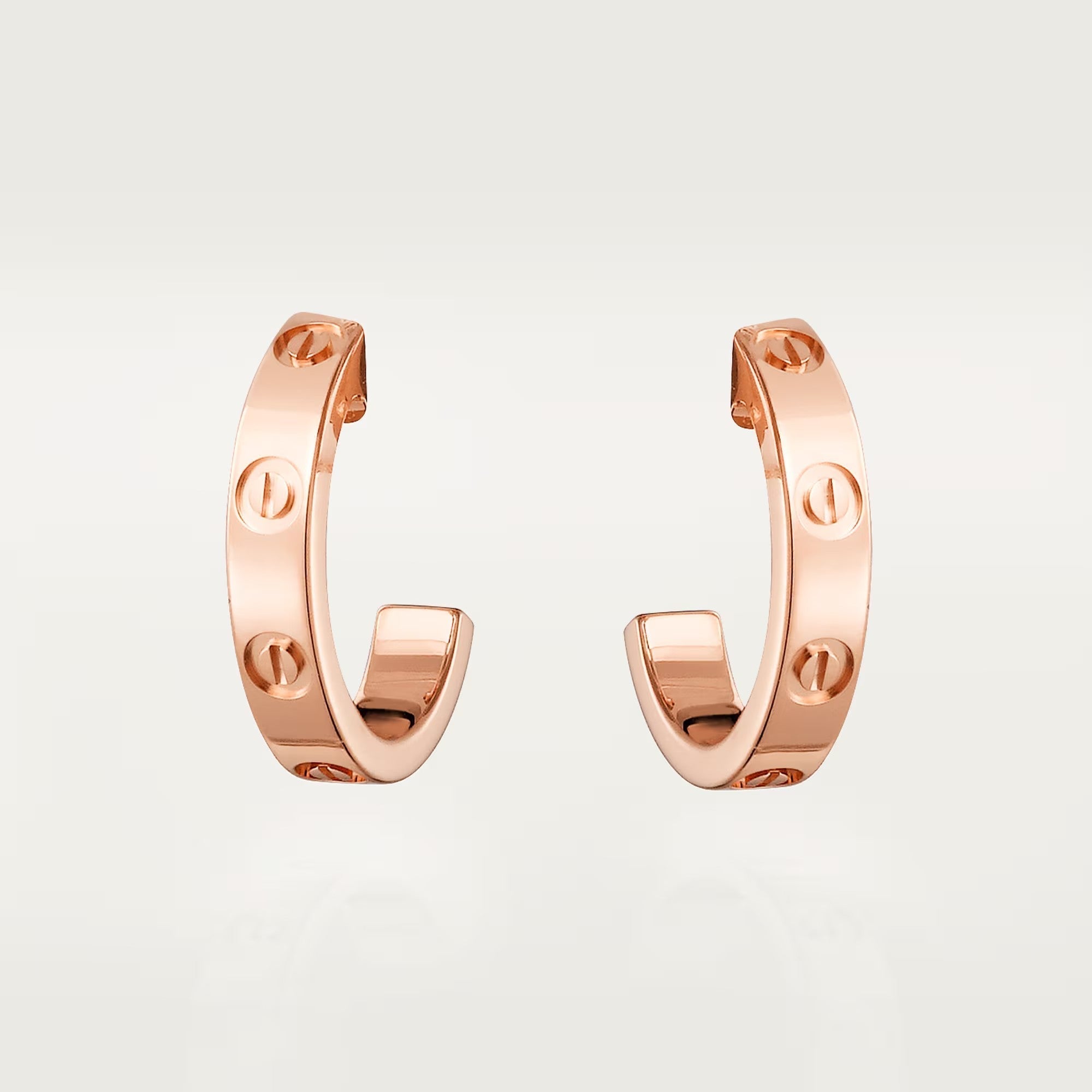 [LUXE JEWELRY] LOVE EARRINGS 2.65 MM NO DIAMOND SMALL