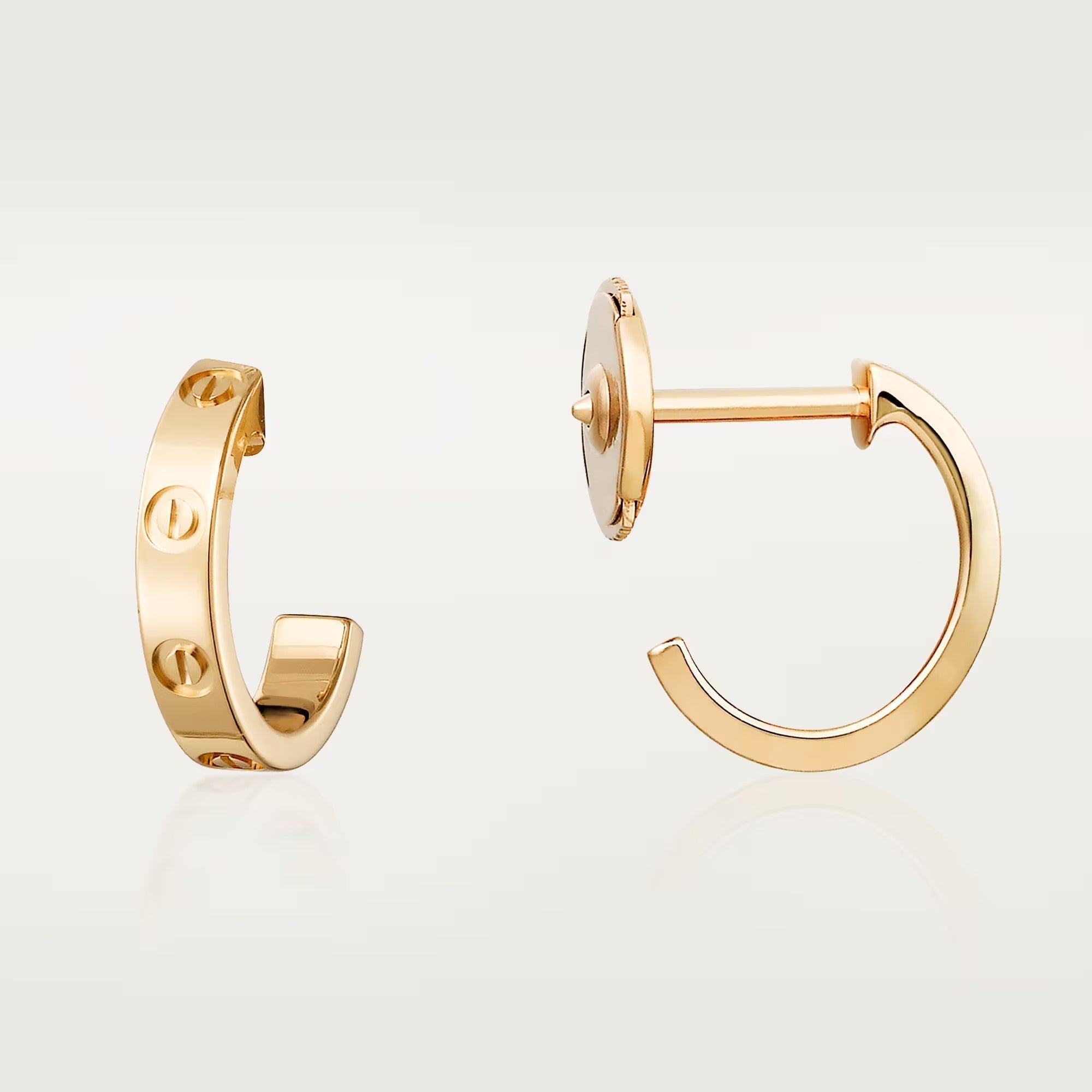 [LUXE JEWELRY] LOVE EARRINGS 2.65 MM NO DIAMOND SMALL