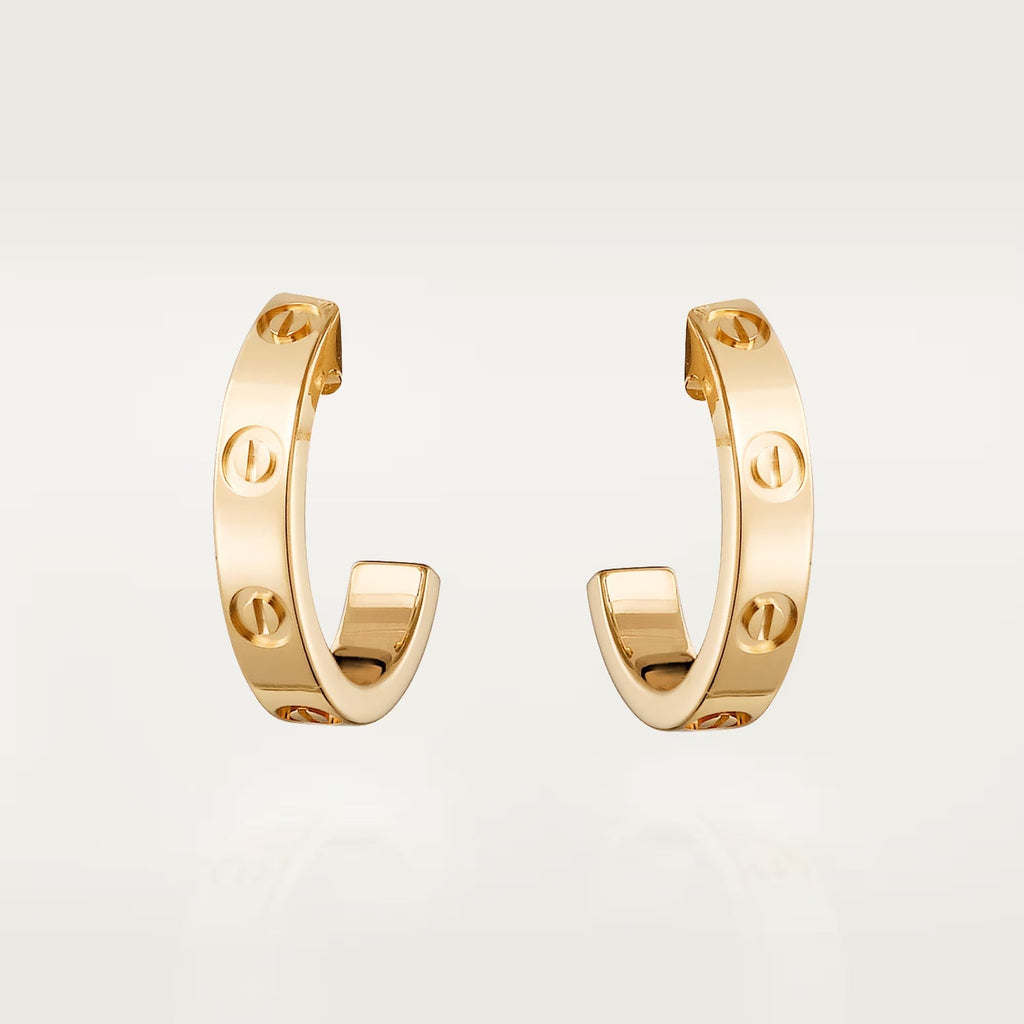 [LUXE JEWELRY] LOVE EARRINGS 2.65 MM NO DIAMOND SMALL