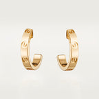 [LUXE JEWELRY] LOVE EARRINGS 2.65 MM NO DIAMOND SMALL