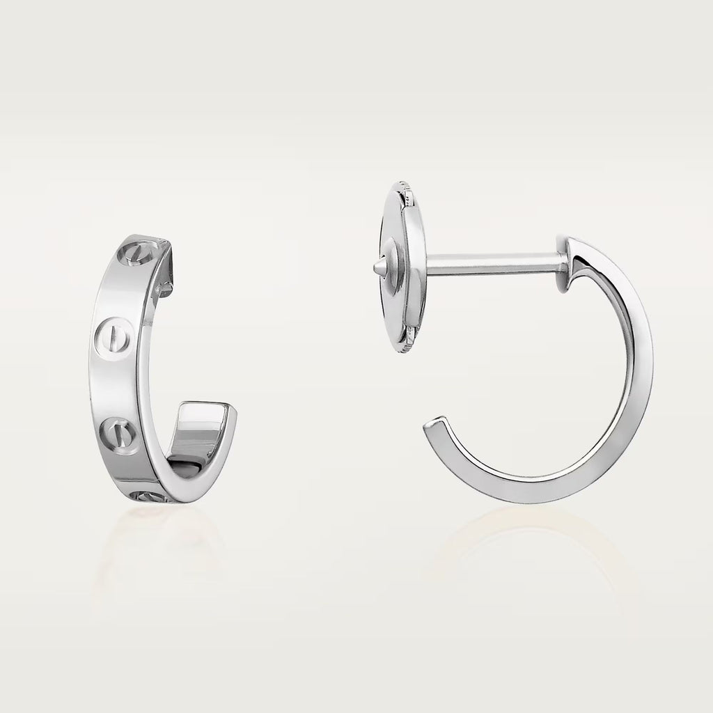 [LUXE JEWELRY] LOVE EARRINGS 2.65 MM NO DIAMOND SMALL