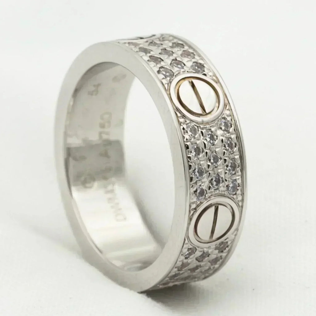 [Luxe]LOVE RING 5.5MM DIAMONDS PAVED