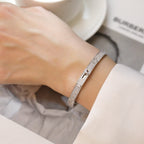[LUXE JEWELRY]KELLY BRACELET DIAMOND PAVED