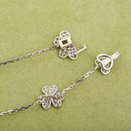 [LUXE JEWELRY]FRIVOLE SILVER 9 FLOWERS NECKLACE