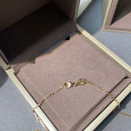 [LUXE JEWELRY]JEUX DE PINK GOLD DIAMOND NECKLACE