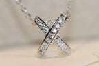 [LUXE JEWELRY]JEUX DE DIAMOND NECKLACE
