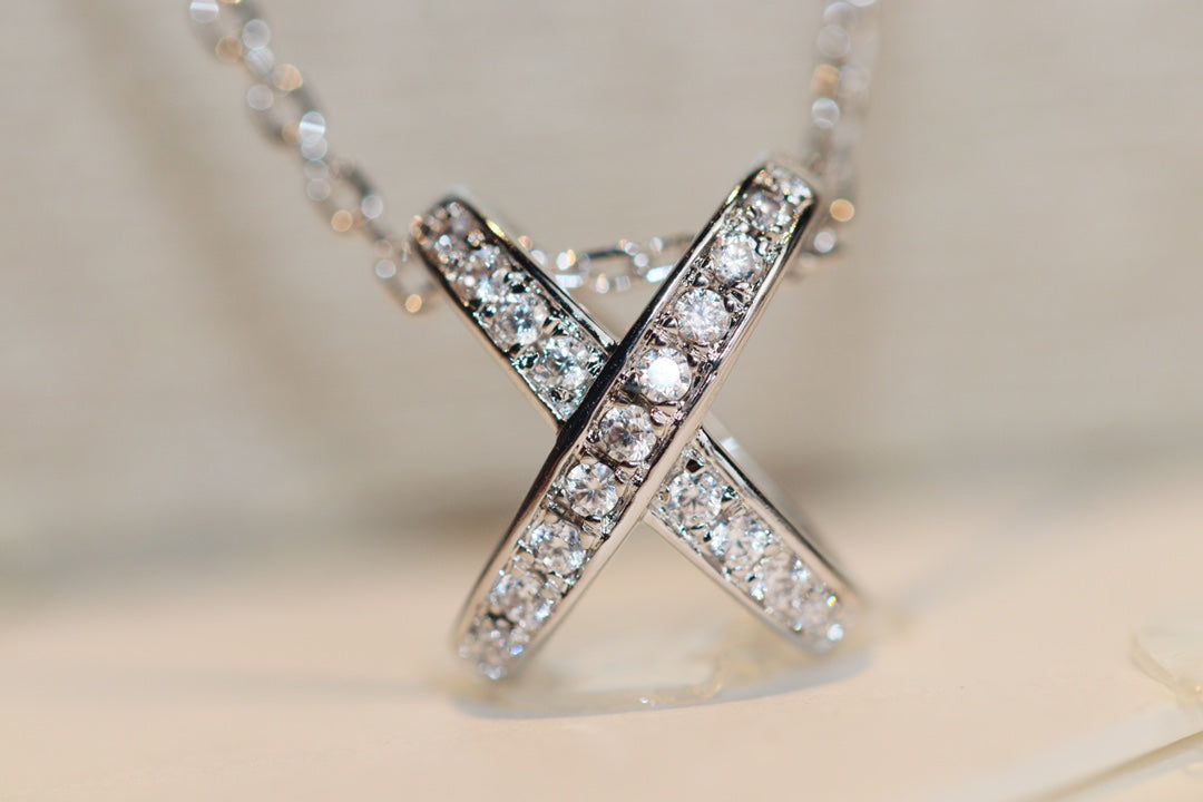 [LUXE JEWELRY]JEUX DE DIAMOND NECKLACE