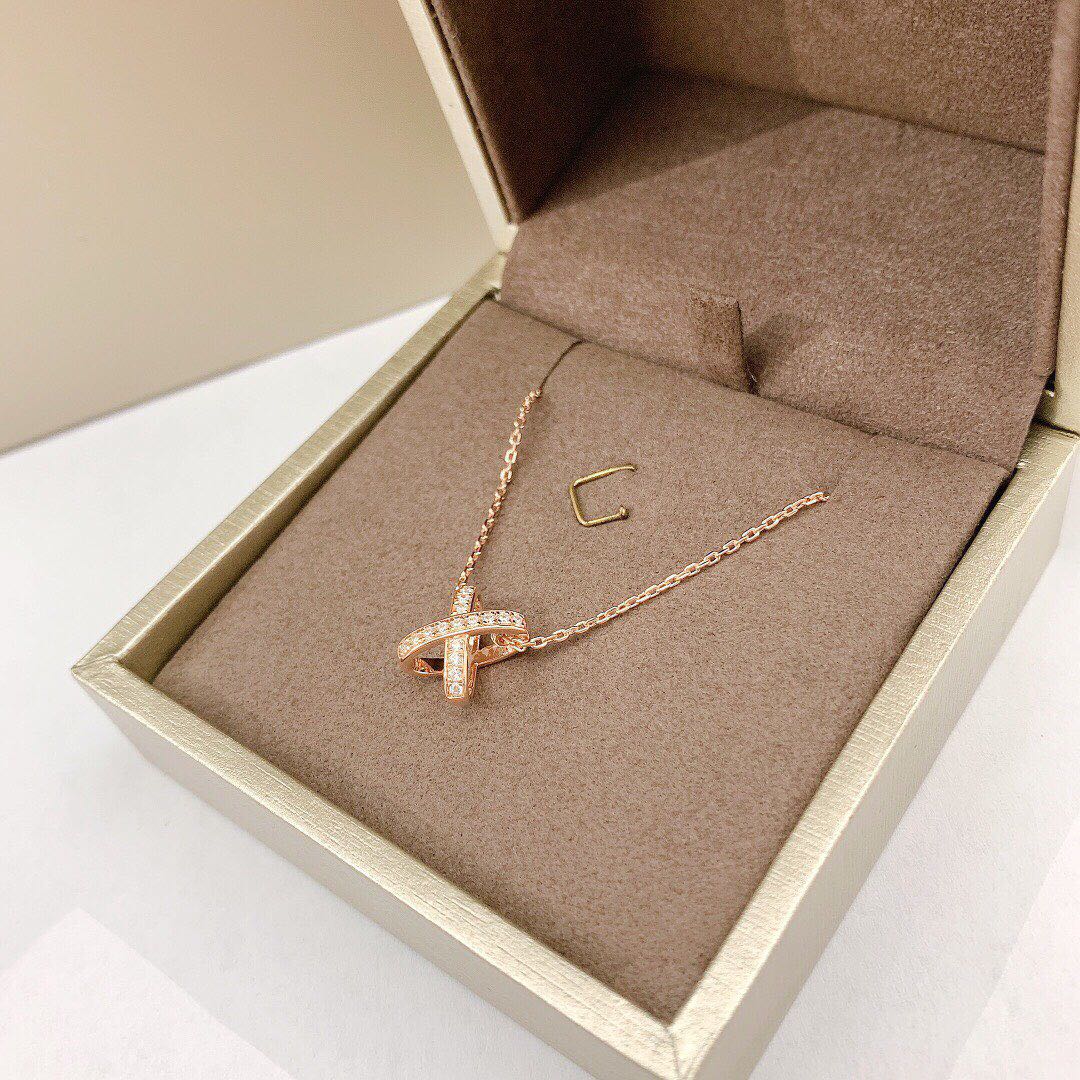 [LUXE JEWELRY]JEUX DE DIAMOND NECKLACE