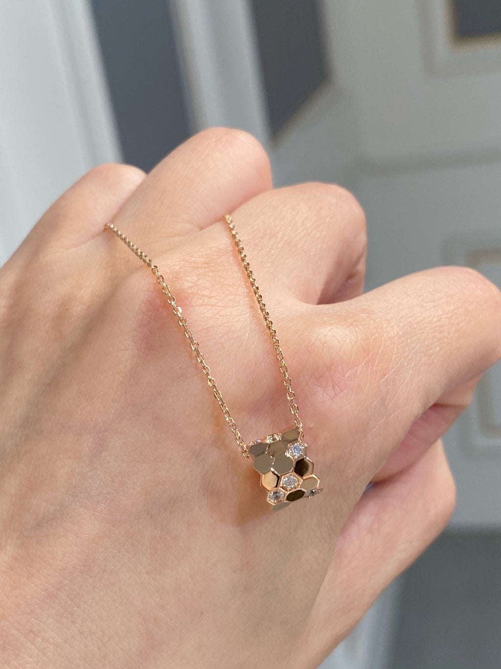 [LUXE JEWELRY]BEE LOVE DIAMOND NECKLACE
