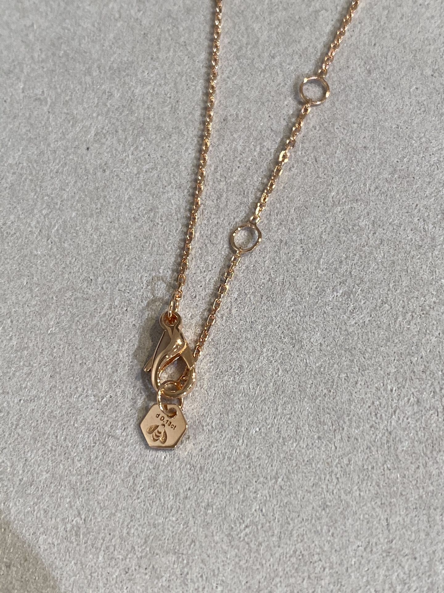 [LUXE JEWELRY]BEE LOVE DIAMOND NECKLACE