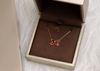 [LUXE JEWELRY]JEUX DE NECKLACE 1 DIAMOND