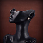 [LUXE JEWELRY]JEUX DE GOLD DIAMOND EARRINGS