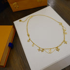[LUXE JEWELRY]BLOOMING SUPPLE NECKLACE BRASS