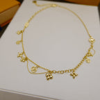 [LUXE JEWELRY]BLOOMING SUPPLE NECKLACE BRASS