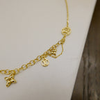 [LUXE JEWELRY]BLOOMING SUPPLE NECKLACE BRASS