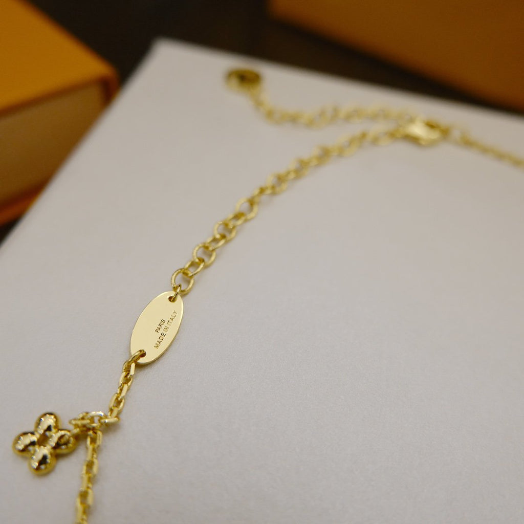 [LUXE JEWELRY]BLOOMING SUPPLE NECKLACE BRASS