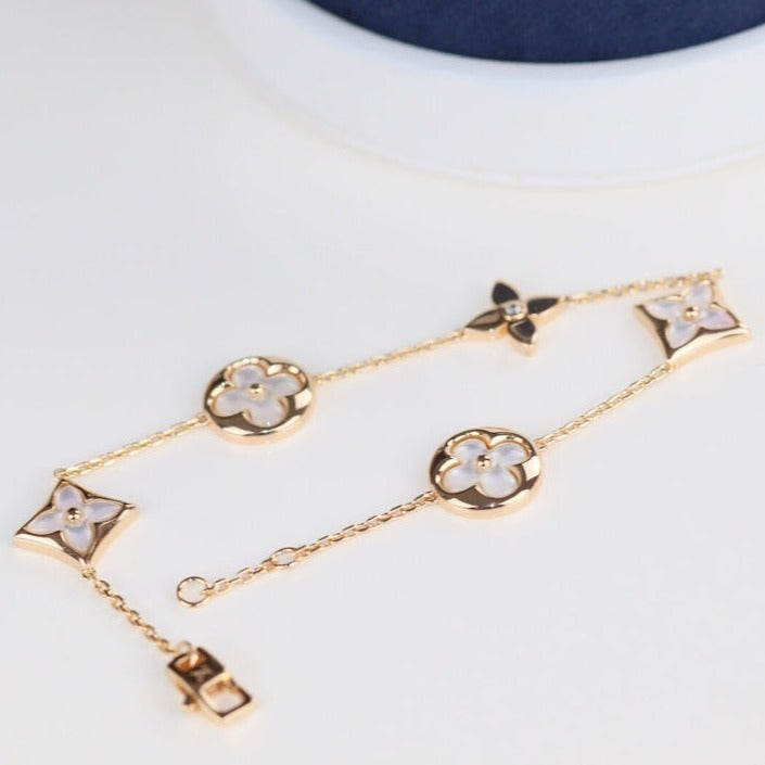 [LUXE JEWELRY]LEAF CLOVER BRACELET