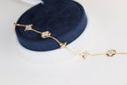 [LUXE JEWELRY]LEAF CLOVER BRACELET