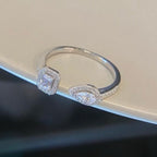 [Luxe Jewellery] MY TWIN TOI & MOI SILVER DIAMOND RING