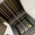 [LUXE JEWELRY]LUCKY MOVER PM PAVED NECKLACE