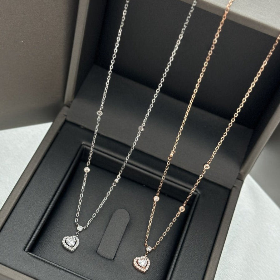 [Luxe Jewellery] JOY HEART DIAMOND NECKLACE