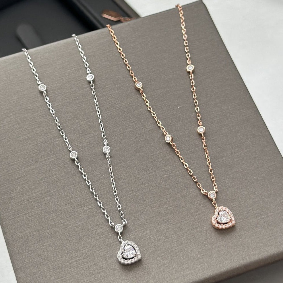 [Luxe Jewellery] JOY HEART DIAMOND NECKLACE