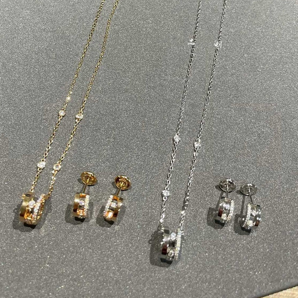 [LUXE JEWELRY]CHAIN MOVE ROMANE PEDAND NECKLACE
