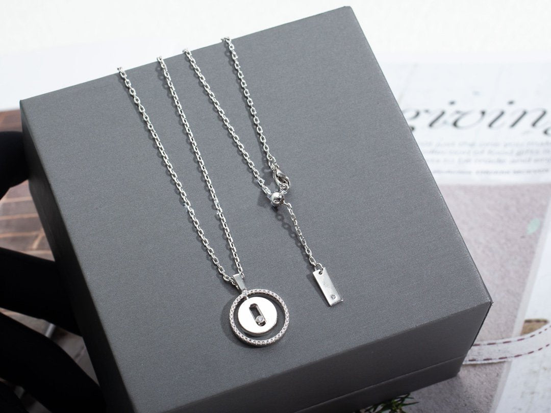 [Luxe Jewellery] LUCKY MOVE PM NECKLACE SILVER DIAMOND
