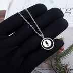 [LUXE JEWELRY]LUCKY MOVE PM NECKLACE SILVER DIAMOND