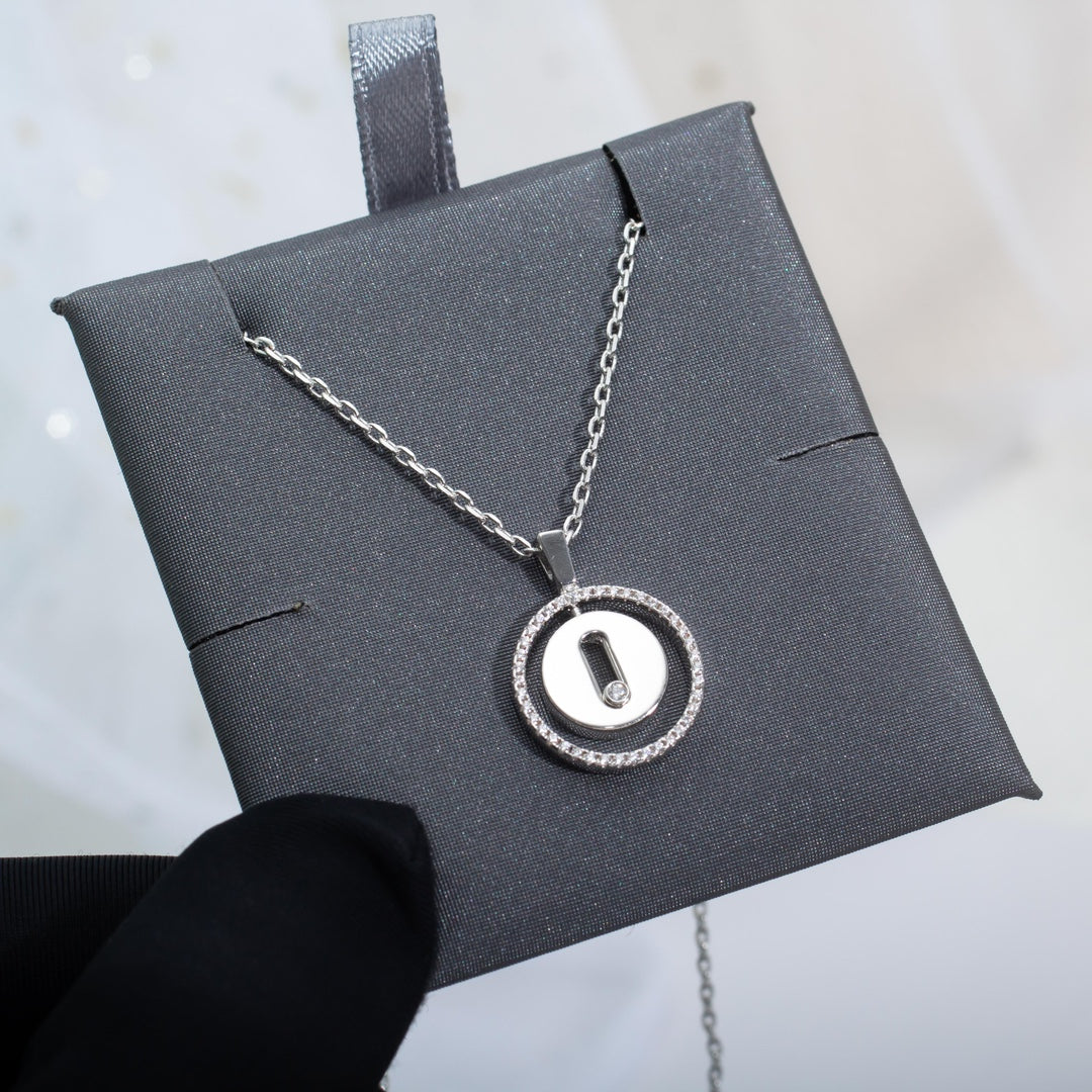 [Luxe Jewellery] LUCKY MOVE PM NECKLACE SILVER DIAMOND