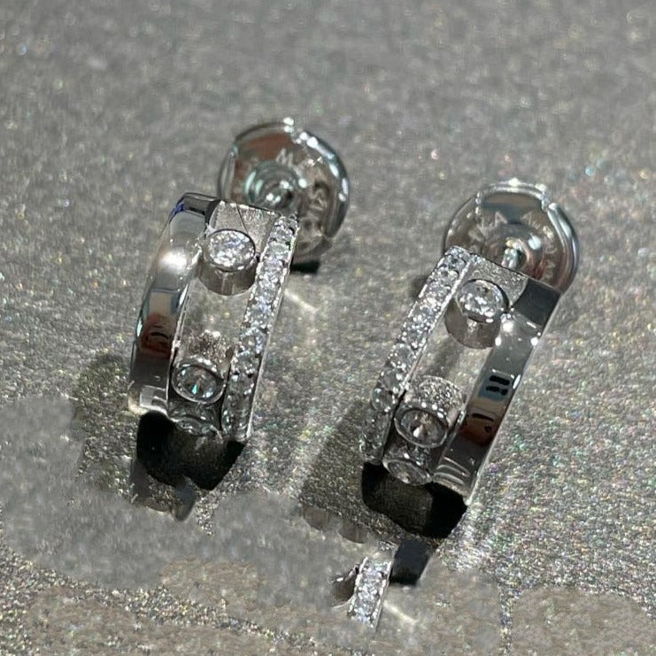 [LUXE JEWELRY]MOVE ROMANE EARRINGS DIAMOND