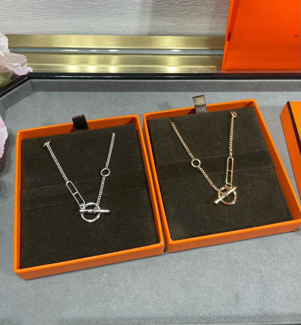 [LUXE JEWELRY]HM STERLING CHAINE D'ANCRE HEART