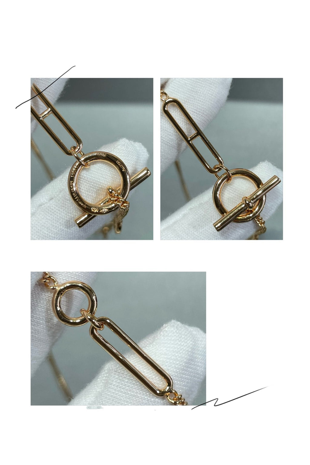 [LUXE JEWELRY]HM STERLING CHAINE D'ANCRE HEART