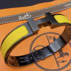 [LUXE JEWELRY]CLIC HM SO BLACK YELLOW BRACELET