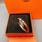 [LUXE JEWELRY]CLASSIC HM CLIC RED 8MM ENAMEL BRACELET