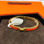 [LUXE JEWELRY]CLASSIC HM CLIC RED 8MM ENAMEL BRACELET