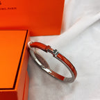 [LUXE JEWELRY]CLASSIC HM CLIC RED 8MM ENAMEL BRACELET