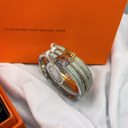 [LUXE JEWELRY]CLASSIC HM CLIC GREEN 8MM ENAMEL BRACELET