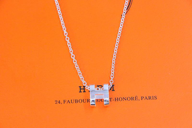 [LUXE JEWELRY]HM NECKLACE H LETTER OVAL SERIES