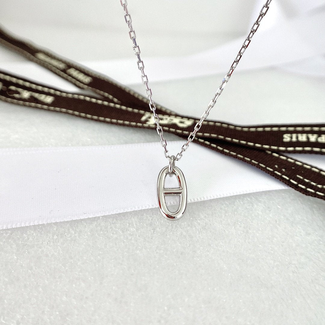 [LUXE JEWELRY]HM PIG NOSE NECKLACE
