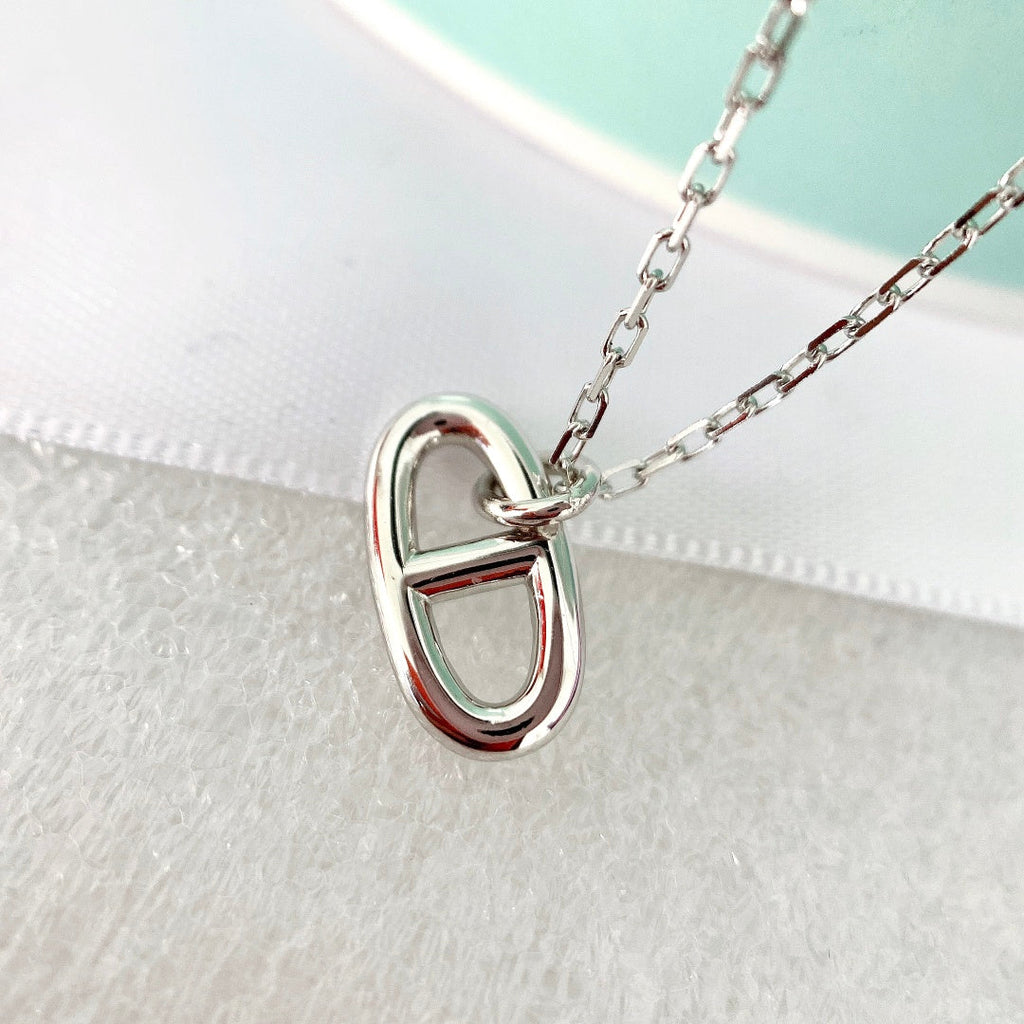 [LUXE JEWELRY]HM PIG NOSE NECKLACE