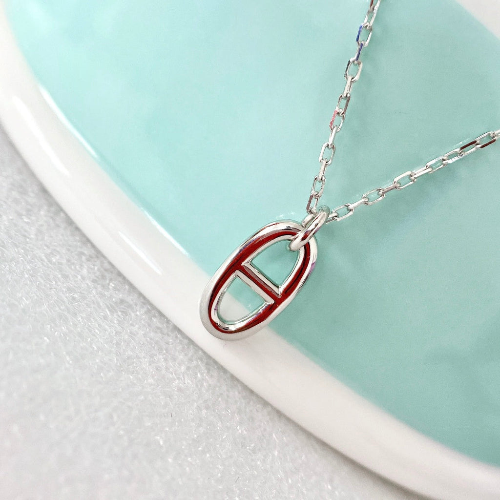 [LUXE JEWELRY]HM PIG NOSE NECKLACE