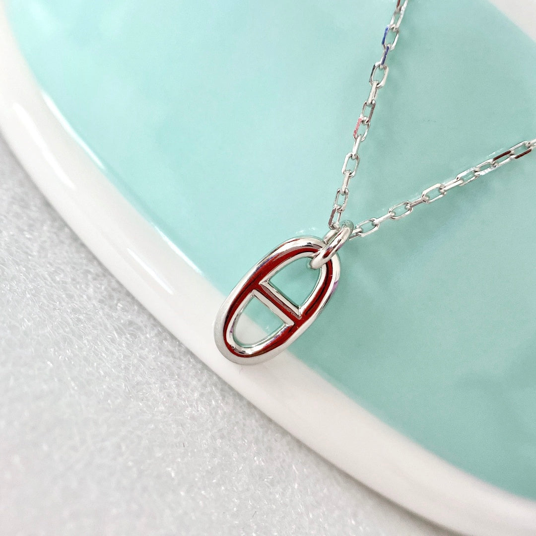 [LUXE JEWELRY]HM PIG NOSE NECKLACE