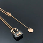 [LUXE JEWELRY]WOMEN'S HM AMULETTES CONSTANCE PENDANT NECKLACE