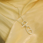 [LUXE JEWELRY]HM CHAINE D'ANCRE PENDANT NECKLACE STERLING SILVER