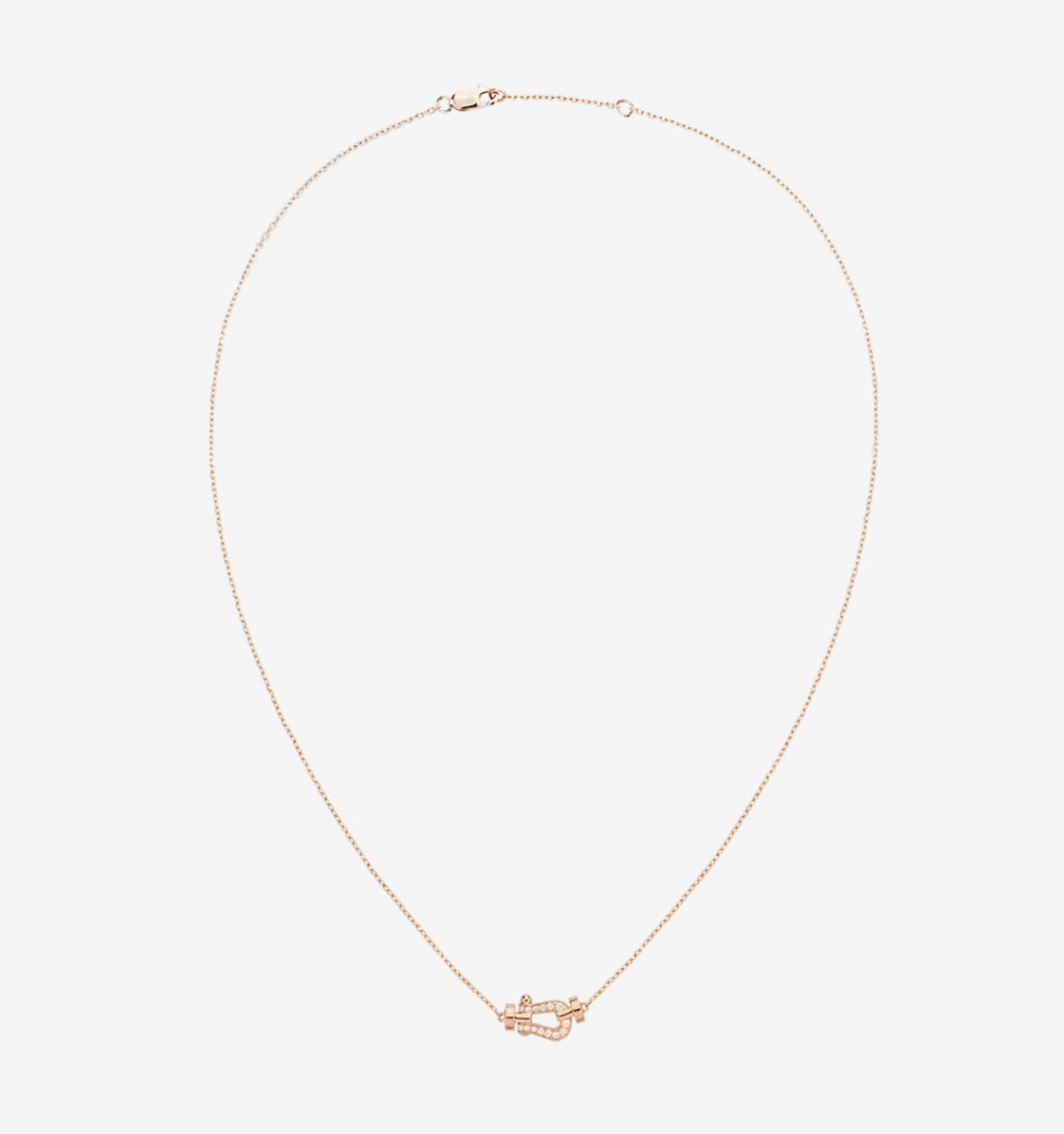 [LUXE JEWELRY]FORCE 10 DIAMOND PINK GOLD NECKLACE MINI MODEL