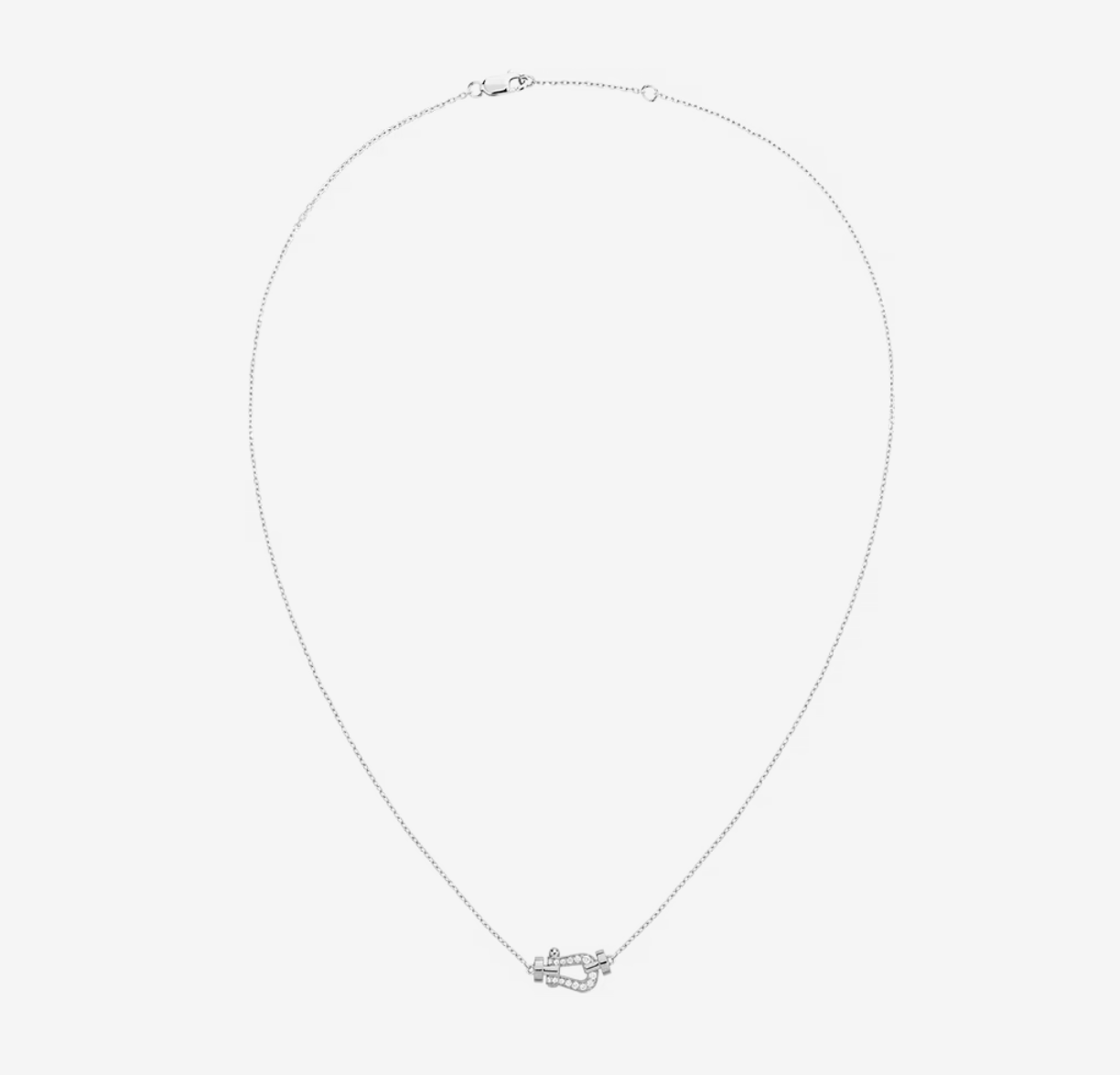 [LUXE JEWELRY]FORCE 10 DIAMOND SILVER NECKLACE MINI MODEL